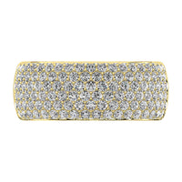 Thumbnail for 14K Yellow Gold 2 Ct.Tw. Diamond Pave Set Fashion Band