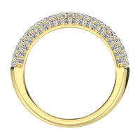 Thumbnail for 14K Yellow Gold 2 Ct.Tw. Diamond Pave Set Fashion Band