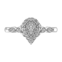 Thumbnail for 10K White Gold 1/4 Ct.Tw. Diamond Promise Ring