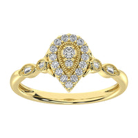 Thumbnail for 10K Yellow Gold 1/4 Ct.Tw. Diamond Promise Ring