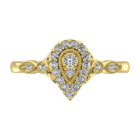 Thumbnail for 10K Yellow Gold 1/4 Ct.Tw. Diamond Promise Ring