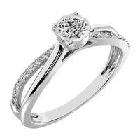 Thumbnail for 10K White Gold 1/5 Ct.Tw. Diamond Promise Ring