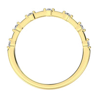 Thumbnail for 10K Yellow Gold 1/10 Ct.Tw. Diamond Stack Bands
