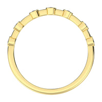 Thumbnail for 14K Yellow Gold 1/10 Ct.Tw. Diamond Stack Bands