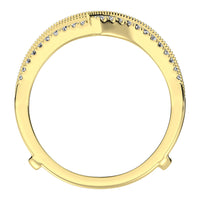 Thumbnail for 10K Yellow Gold 1/4 Ct.Tw. Diamond Guard Ring