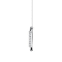 Thumbnail for 14K White Gold 1/2 Ct.Tw. Open Circel Fashion Necklace