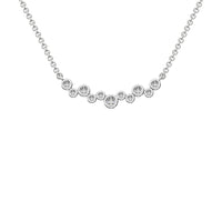 Thumbnail for 10K White Gold 1/5 Ct.Tw. Diamond Fashion Necklace
