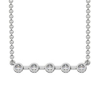 Thumbnail for 10K White Gold 1/5 Ct.Tw. Diamond Fashion Necklace