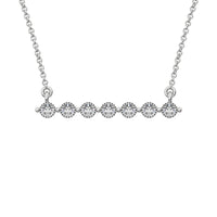 Thumbnail for 10K White Gold 1/5 Ct.Tw. Diamond Fashion Necklace