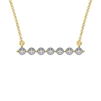Thumbnail for 10K Yellow Gold 1/5 Ct.Tw. Diamond Fashion Necklace