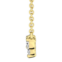 Thumbnail for 10K Yellow Gold 1/4 Ct.Tw. Diamond Round Fashion Necklace