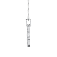 Thumbnail for 14K White Gold 1/5 Ct.Tw. Diamond Open Circle Pendant