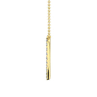 Thumbnail for 10K Yellow Gold 1/4 Ct.Tw. Diamond Heart Necklace