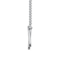Thumbnail for 10K White Gold 1/10 Ct.Tw. Diamond Interlinked Circle Necklace