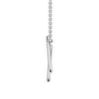 Thumbnail for 10K White Gold 1/10 Ct.Tw. Diamond Duel Oval Pendant