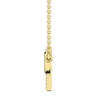 Thumbnail for 10K Yellow Gold 1/6 Ct.Tw. Diamond Heartbeat Necklace