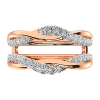 Thumbnail for 14K Rose Gold 1/2 Ct.Tw. Diamond Guard Ring