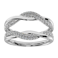 Thumbnail for 10K White Gold 1/2 Ct.Tw. Diamond Guard Ring