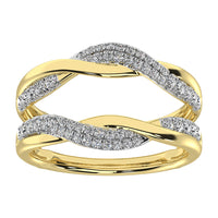 Thumbnail for 10K Yellow Gold 1/2 Ct.Tw. Diamond Guard Ring