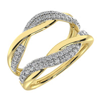 Thumbnail for 10K Yellow Gold 1/2 Ct.Tw. Diamond Guard Ring