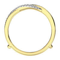 Thumbnail for 10K Yellow Gold 1/2 Ct.Tw. Diamond Guard Ring