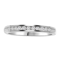 Thumbnail for LADIES BAND 1/4 CT ROUND DIAMOND 14K WHITE GOLD