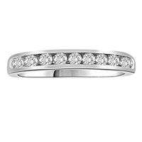 Thumbnail for LADIES BAND 1/3 CT ROUND DIAMOND 14K WHITE GOLD