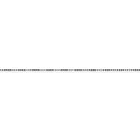 Thumbnail for 14k White Gold .5mm Carded Curb Chain