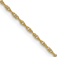 Thumbnail for 14k .95 mm Carded Cable Rope Chain