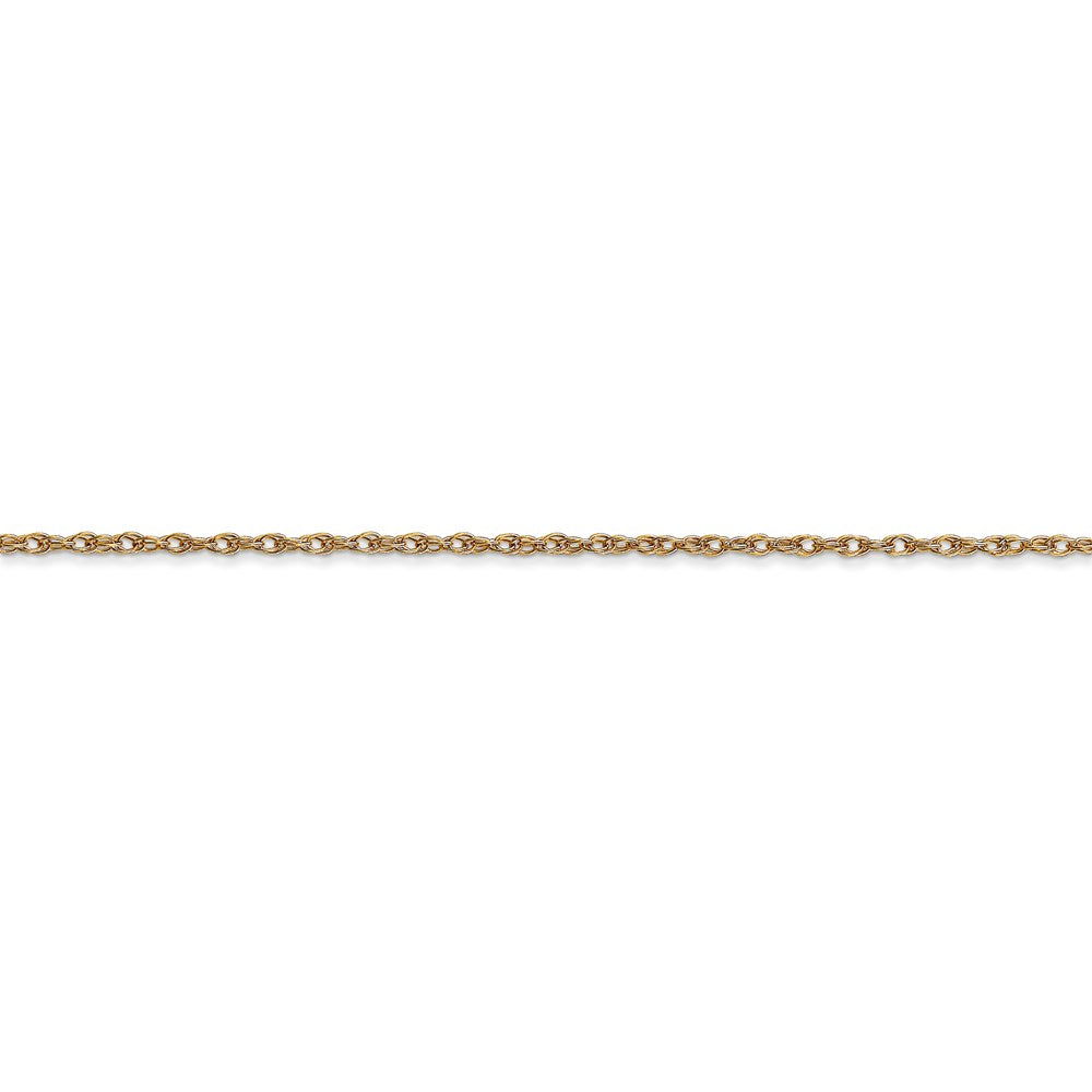 14K 1.15mm Carded Cable Rope Chain