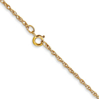 Thumbnail for 14K 1.15mm Carded Cable Rope Chain