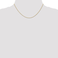 Thumbnail for 14K 1.15mm Carded Cable Rope Chain