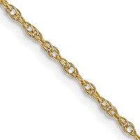 Thumbnail for 14K 1.15mm Carded Cable Rope Chain