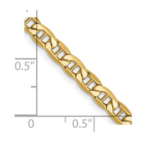 Thumbnail for 14k 4mm Semi-Solid Anchor Chain