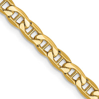 Thumbnail for 14k 4mm Semi-Solid Anchor Chain