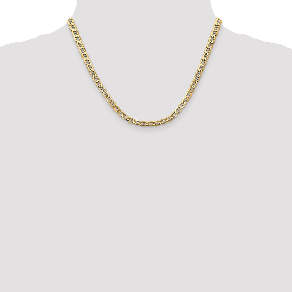 14k 4.75mm Semi-Solid Anchor Chain