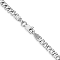 Thumbnail for 14k WG 3.35mm Semi-Solid Curb Chain