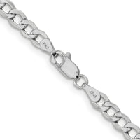 Thumbnail for 14k WG 4.3mm Semi-Solid Curb Chain