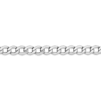 Thumbnail for 14k WG 5.25mm Semi-Solid Curb Chain