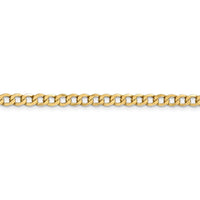 Thumbnail for 14k 4.3mm Semi-Solid Curb Chain