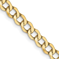 Thumbnail for 14k 4.3mm Semi-Solid Curb Chain