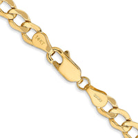 Thumbnail for 14k 5.25mm Semi-Solid Curb Chain
