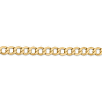 Thumbnail for 14k 6.5mm Semi-Solid Curb Chain