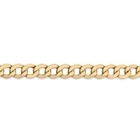 Thumbnail for 14k 7mm Semi-Solid Curb Chain