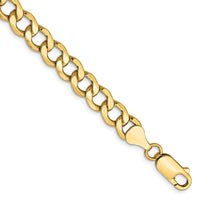 Thumbnail for 14k 7mm Semi-Solid Curb Chain