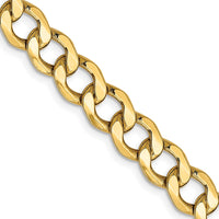 Thumbnail for 14k 7mm Semi-Solid Curb Chain
