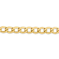 Thumbnail for 14k 9mm Semi-Solid Curb Chain