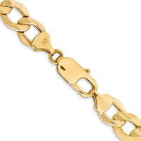 Thumbnail for 14k 9mm Semi-Solid Curb Chain