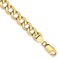 Thumbnail for 14k 9mm Semi-Solid Curb Chain