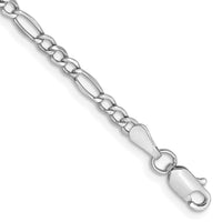 Thumbnail for 14k WG 2.5mm Semi-Solid Figaro Chain